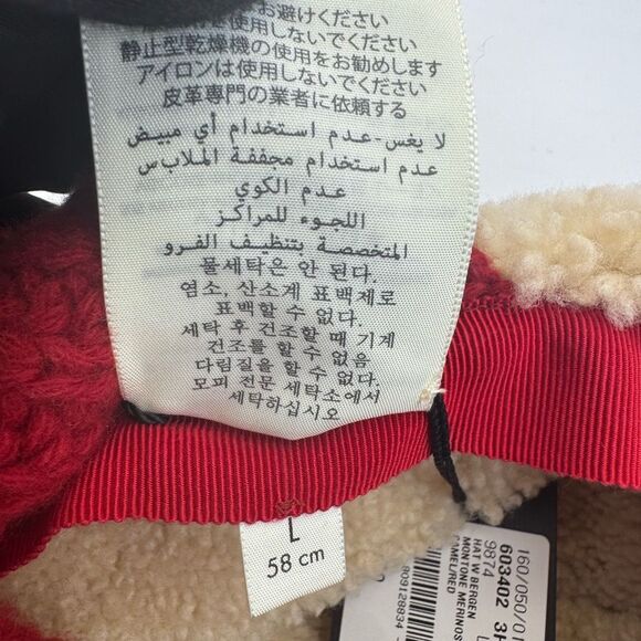 Gucci Shearling Camel Pom Pom Knit Bucket Winter Hat NWT main image 11